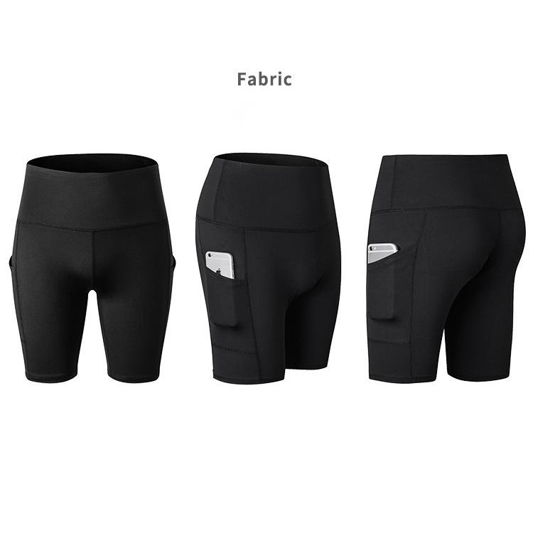 Women's Yoga Shorts High Waist Quick Dry Running Sweatpants with Pockets