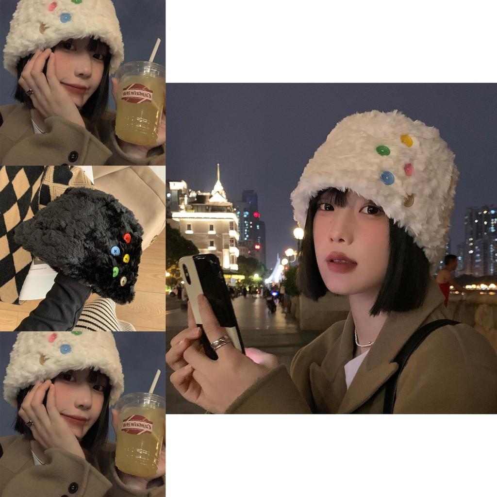 Cotton Fashionable Fisherman Hat For Women Warm Winter Hat Bucket