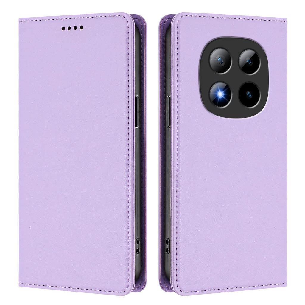 Für Xiaomi Poco M8 Pro 5G/Redmi Note 15 Pro+ 5G (Global) Leder Geldbörse Hülle Magnetverschluss RFID-Blockierung Handyhülle