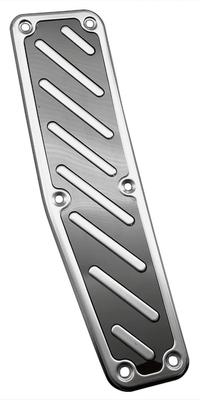 BRIGHTZ Stainless Steel Footrest Covers In Satin Silver for Land Cruiser 250 TRJ250W and GDJ250W [PEDAL-037]