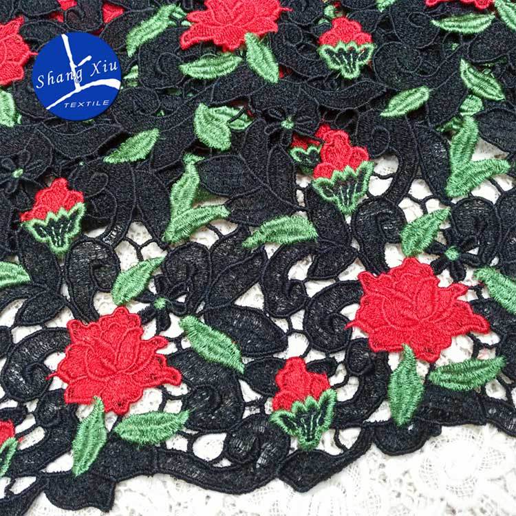 Water Soluble, Lace, Fabric, Color Embroidery, Embroidery Cloth, Full Embroidery, Three-Dimensional, Hollow, High-End, Heavy Industry