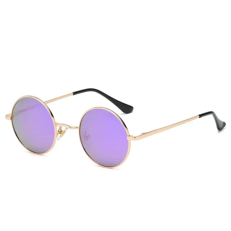 Classic Small Round Sunglasses UV400 for Men Women Retro Vintage Circle Hippie Sun Glasses