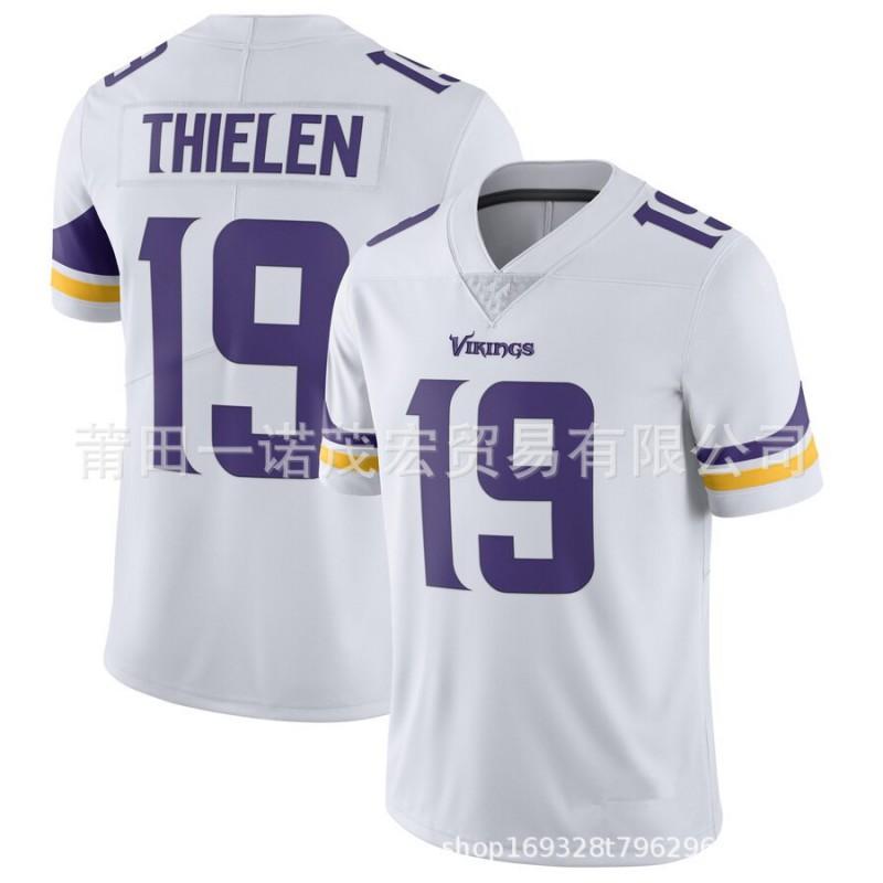 Minnesota Vikings Football Jersey 19 Thielen 15 18 Jefferson 8 Mens Sports