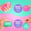 SAMLL FISH Stress Balls for Autism, 3Pcs Strength Squeeze Cube for Kids Adults, Square Stress Balls Anxiety Relief - Sensory Feelings Toys for ADHD A