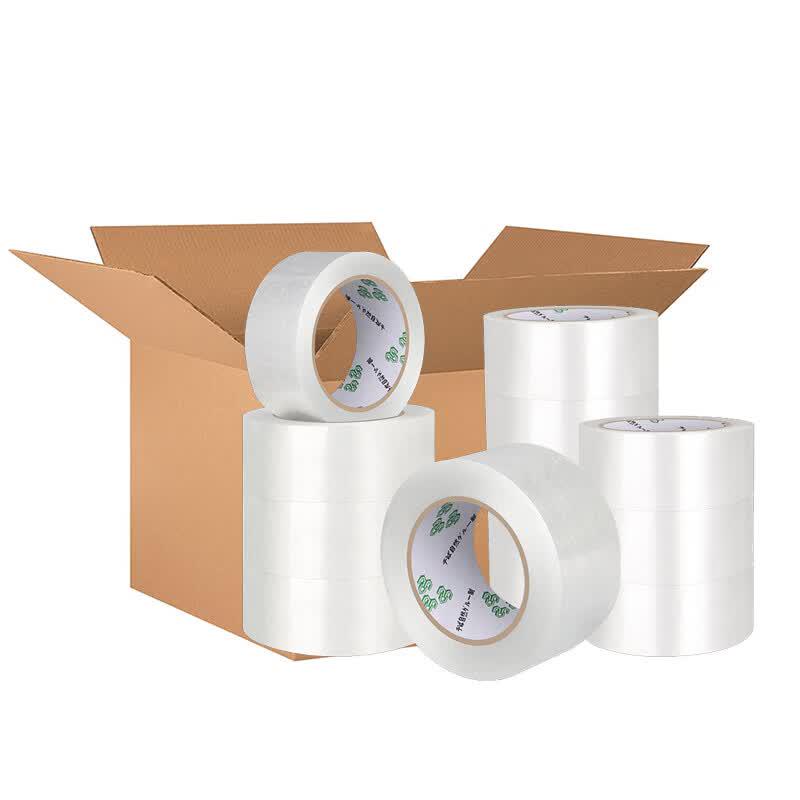 Qiyu Transparent BOPP Packing Tape 45mm x 200y (6 Rolls)