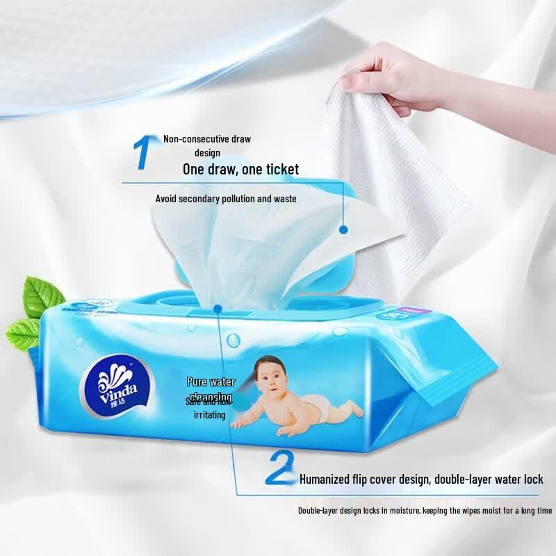 Vinda Baby Pure Water Skin Care Wet Wipes