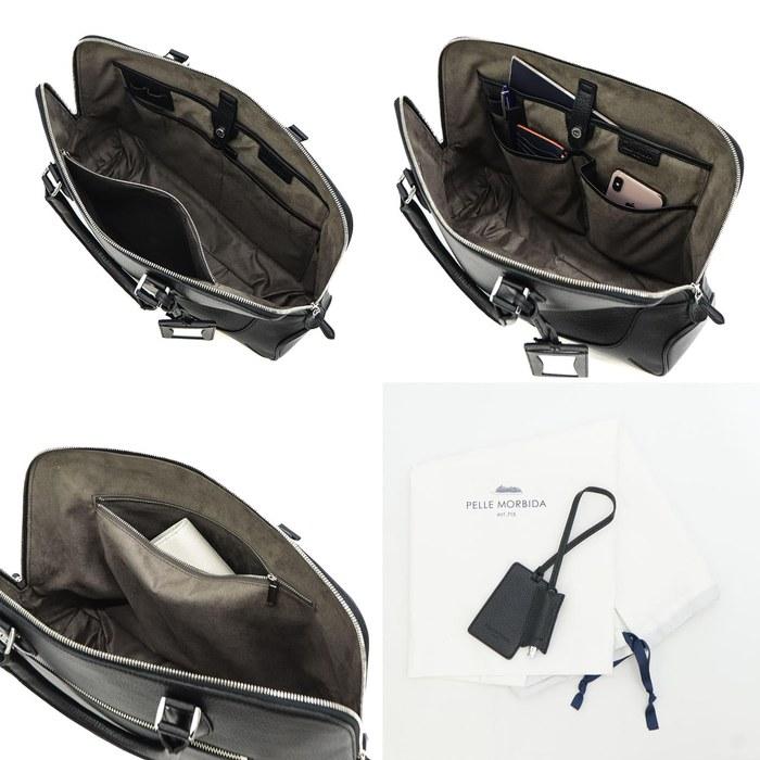 [Pelle Morbida] Maiden Voyage Briefcase MB045A Black