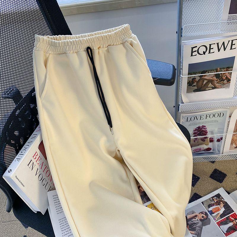 Women Suits Sets Cotton Large Size Pants Thickened Sweaters Coat Top Longs Pants Two-piece Oversize 2PC Suit