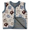 Warm Children' Vest 116 Sleeveless Jacket with Fleece In Teddy Bear
