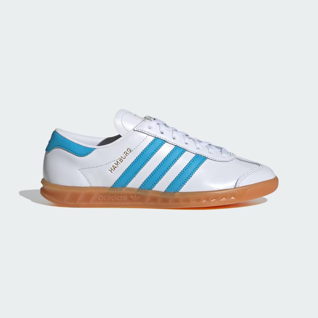 JI2625 adidas Originals Hamburg Cloud White Sky Rush Gum (Women's)