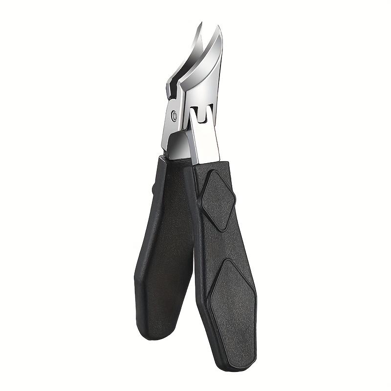 Nail Clipper Splash-Proof Super Pointed Slanted Mouth Nail Cutter Thick Hard Ingrown Toenails Trimmer Manicure Pedicure Tools