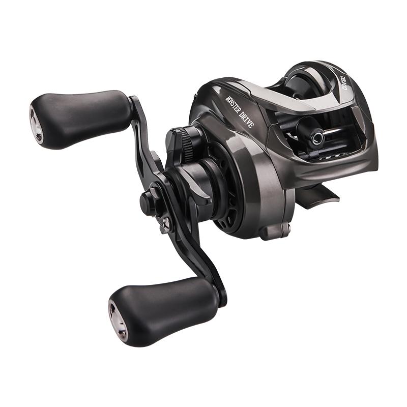 Big Sound Centrifugal Magnetic Dual Brake System 7.0:1 High Ratio 8Kgs Max Drag Power Baticasting Fishing Reel with Alarm System Big Catch Lure Reel