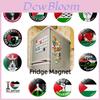 Adesivo Magnetico per Frigorifero Bandiera Palestina 25mm Piccolo Decorativo Vetro di Cristallo