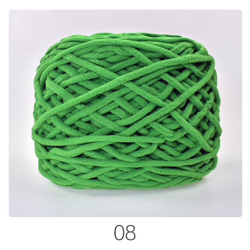 Chunky Ice Silk Yarn for Hand-Knitting: Ideal for Sweaters, Scarves, Bags, Crochet Dolls, and Hooked Shoes