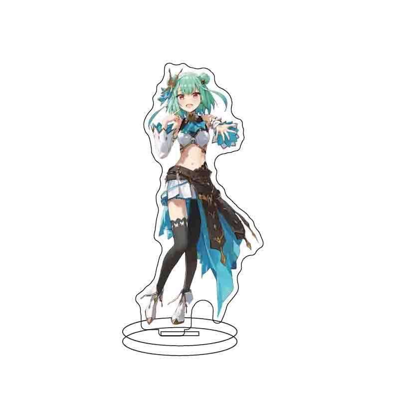 

Каваий стенд для фигурок ютубера Hololive En, идеально подходящий для вашей личной коллекции Green