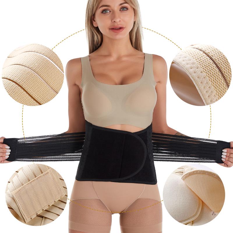 Women's Postpartum Abdominal Binder Waist Cincher & Tummy Control Belt - Plus Size Body Sculpting Corset