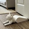 3D Printed Door Wedge French Bulldog Stopper Wedge, Dog Shape Doorstop, Windproof Anti-slip No Drilling Floor Doorstop for Home Office Bedroom