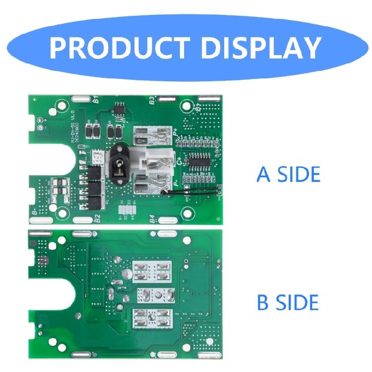 Battery Charging Protective Board 21V Lithium Battery Pack Protective Circuit Board Module Electronics Accessories