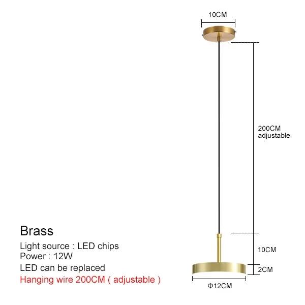 

Modern design LED Pendant Lights room decoration Nordic bedroom chandelier minimalist restaurant indoor bedside night light Warm White