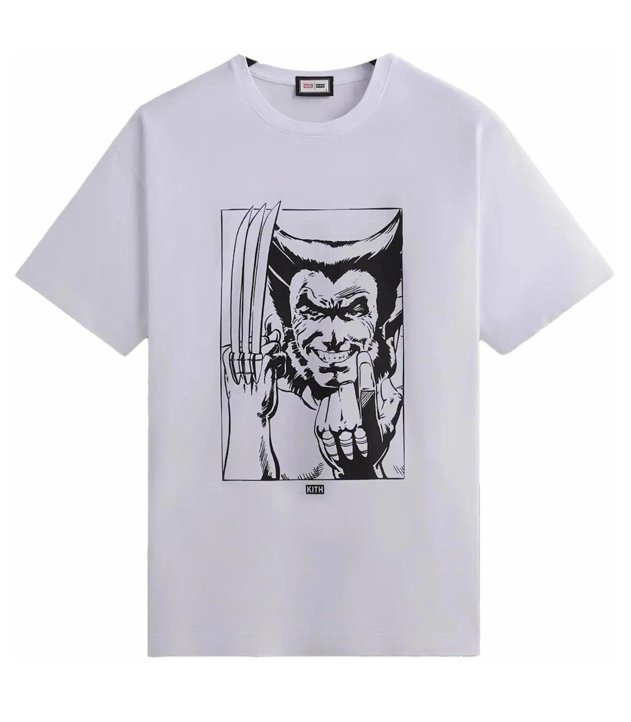 Kith x Marvel X-Men Anatomy Wolverine Tee White Size XL Brand New Sealed 3XL