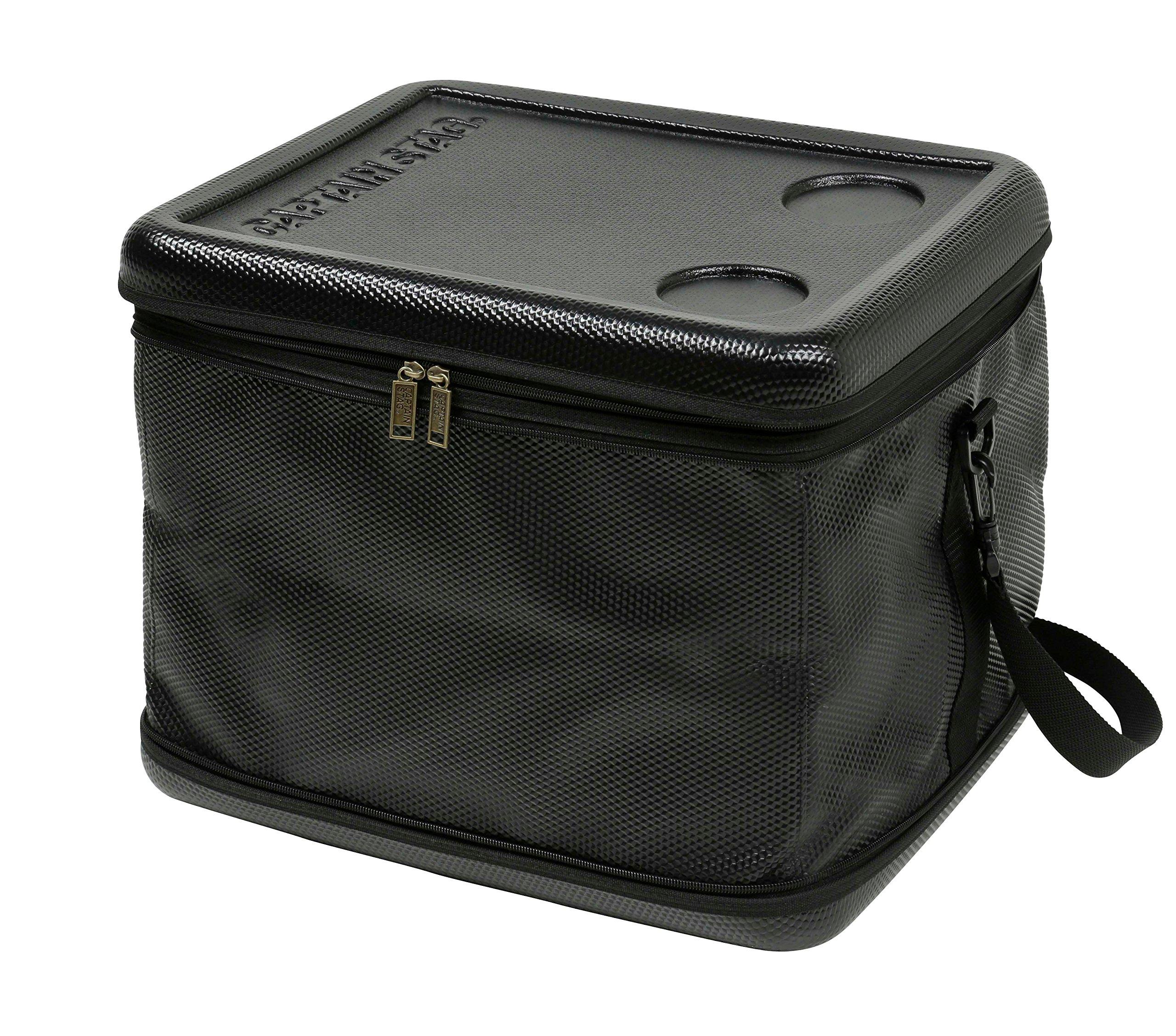 

Captain Stag Cooler Bag [Capacity 43LFoldable Storage] Super Cold Cooler Bag Black UE-578