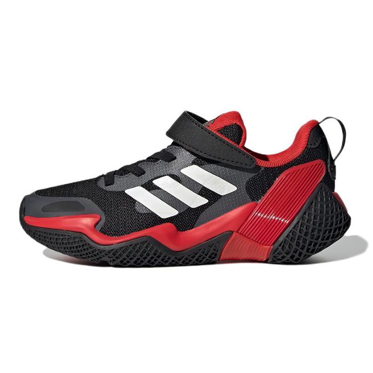 

Adidas 4Uture Rnr El K Удобные Устойчивые к истиранию Устойчивые к истиранию Низкие Детские Беговые Кроссовки Черный Красный Детские GY9384 28