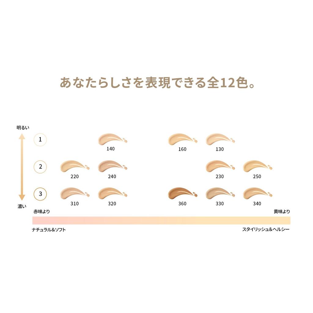 SHISEIDO Makeup Essence Skin Glow Foundation 160 Shell 30mL SPF30 Foundation Foundation Serum Liquid Covers Uneven Color Shiseido PA+++