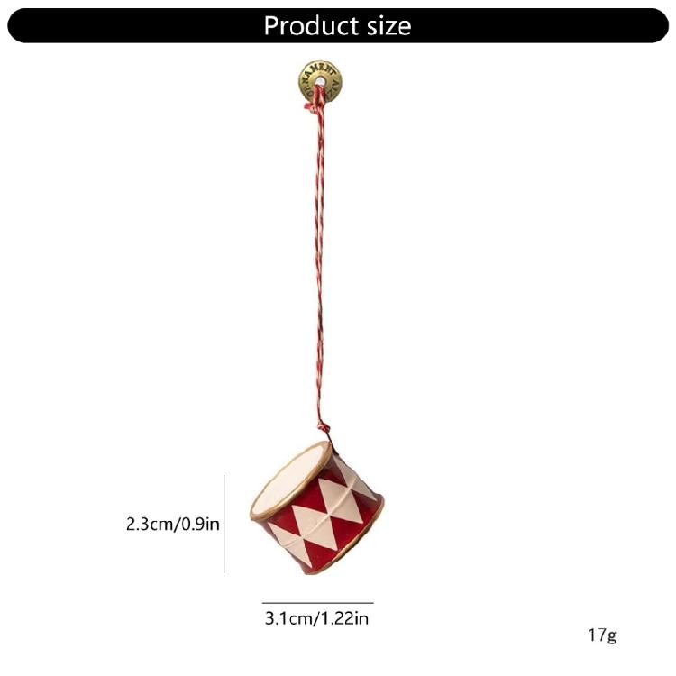 Delicate Iron Christmas Tree Hangers Scandinavian Style Holiday Decors For Indoor Festival Atmosphere