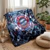 FC Bayern München Thema Decke Weiche Flanelldecke Plüsch Überwurfdecke Gemütliche Sofa Bett Decke für Heimdekoration