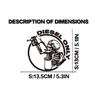 Pickup truck 4X4 off-road truck skull gasoline cap stickers, decorative car stickers personalized customization wholesale