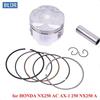 70mm 13010-KW3-000 Motorcycle Piston Rings Kit 13101-KW3-000 for Honda NX250 AC 1988-1990 AX-1 250 1988-1994 NX250 A