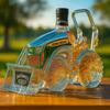 Funny French Bulldog Whiskey Bottle, Humor Novelty Decanter, Creative Gift, 250ml Clear Glass