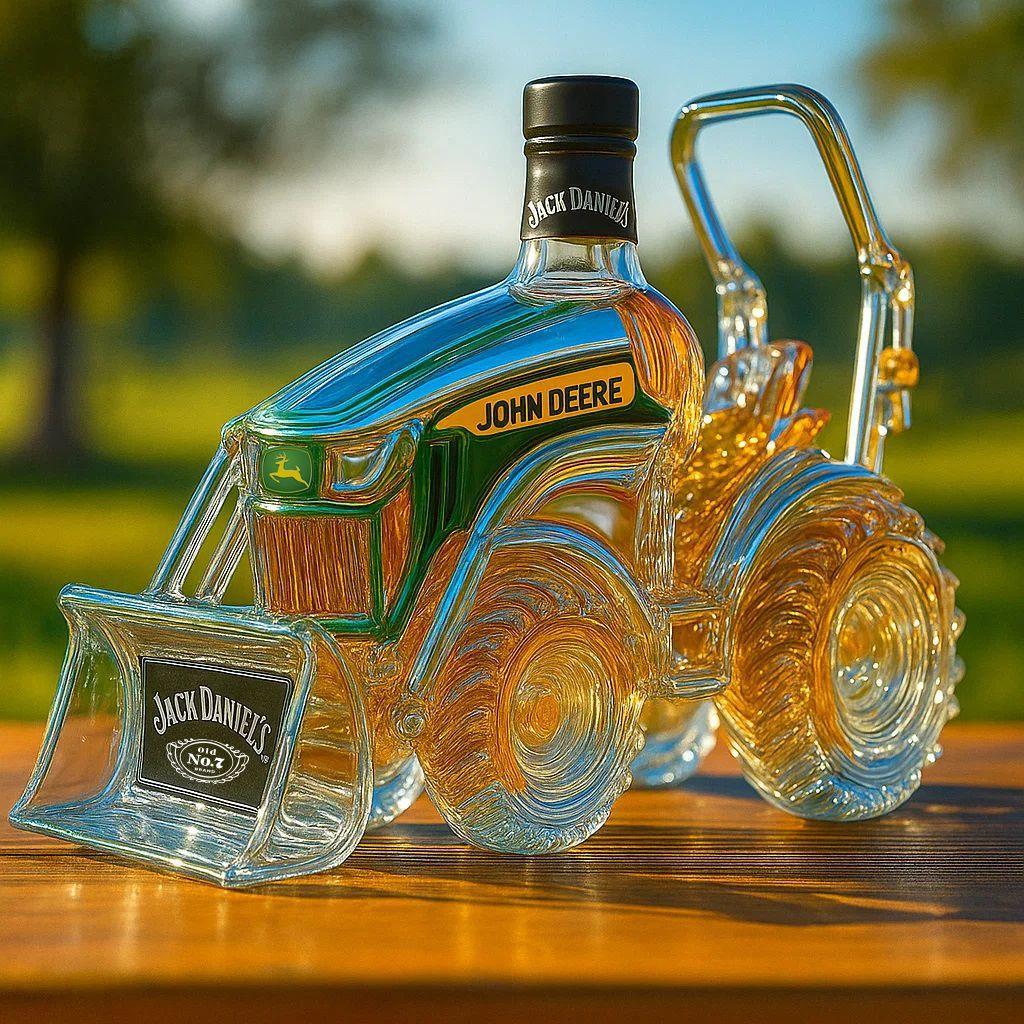 Funny French Bulldog Whiskey Bottle, Humor Novelty Decanter, Creative Gift, 250ml Clear Glass