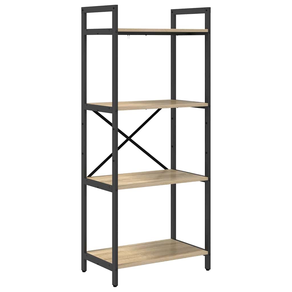 Bookshelf Sonoma Oak 56 X 34 X 133.5 Cm Particleboard