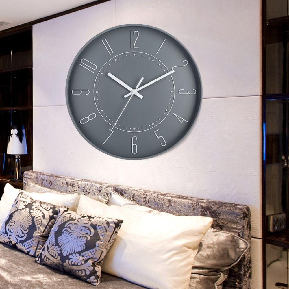 Decorative Wall Clock Stylish Scale Clock Durable Hanging Clock Hotel