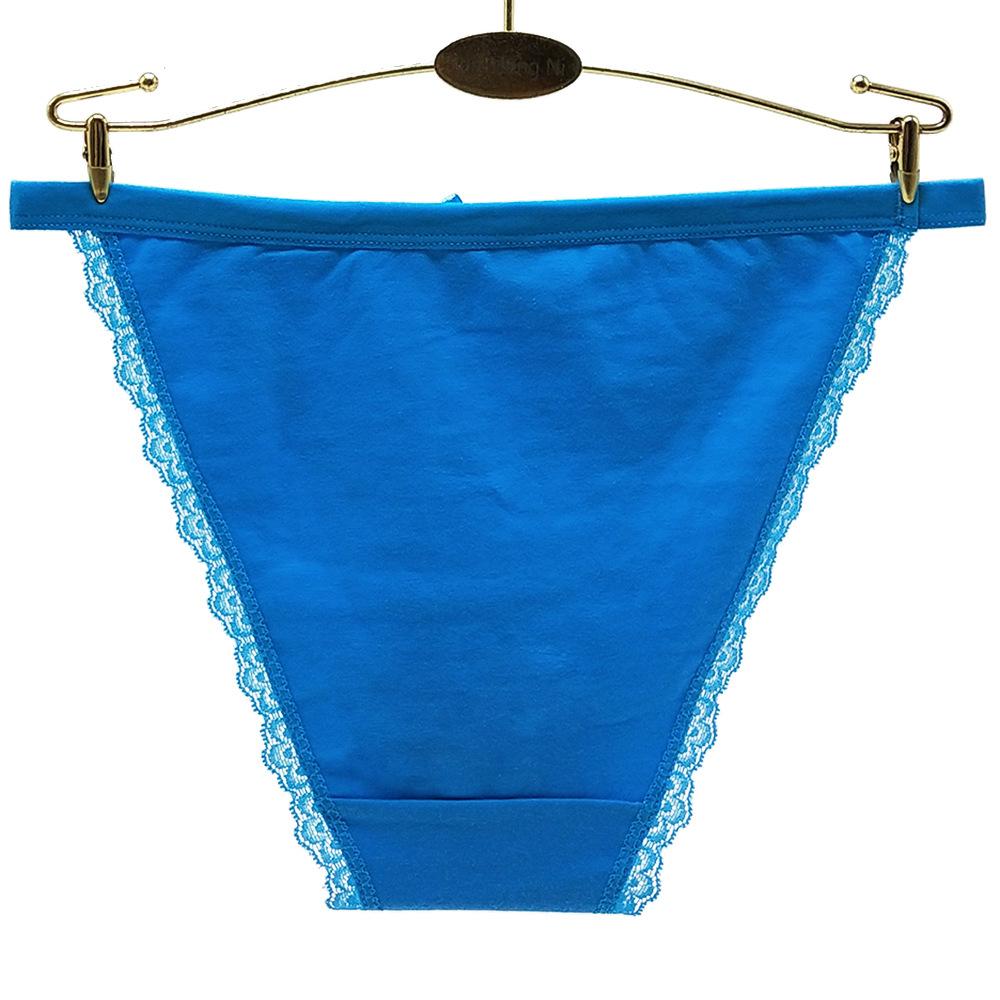 Sexy Slips mit vorderer Spitze, Damen-Unterwäsche, alltägliches Low-Rise-Höschen, atmungsaktiv, transparent, Damen-Schlüpfer, Dessous, 6 Stück