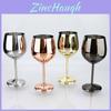 Elegant 304 Stainless Steel Wine Glasses Set Featuring Luxurious High Foot Design For Champagne And Sparkling Wine Ideal For Entertaining Guests
