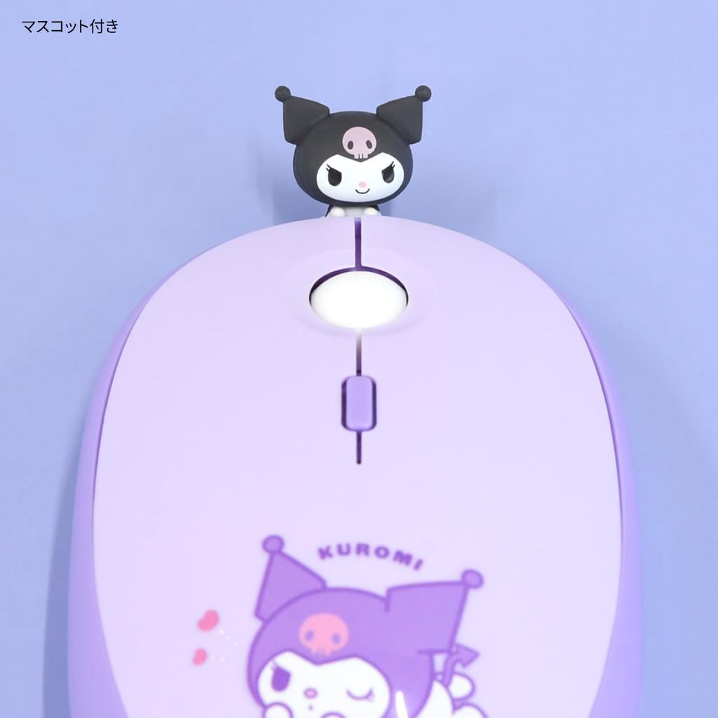 Gourmandies Sanrio Characters Bluetooth Mouse Kuromi SANG-558KU