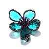 Enamel Rhinestone Brooch Alloy Floral Clothing Pin Exquisite Flower Brooches  Jewelry Gift