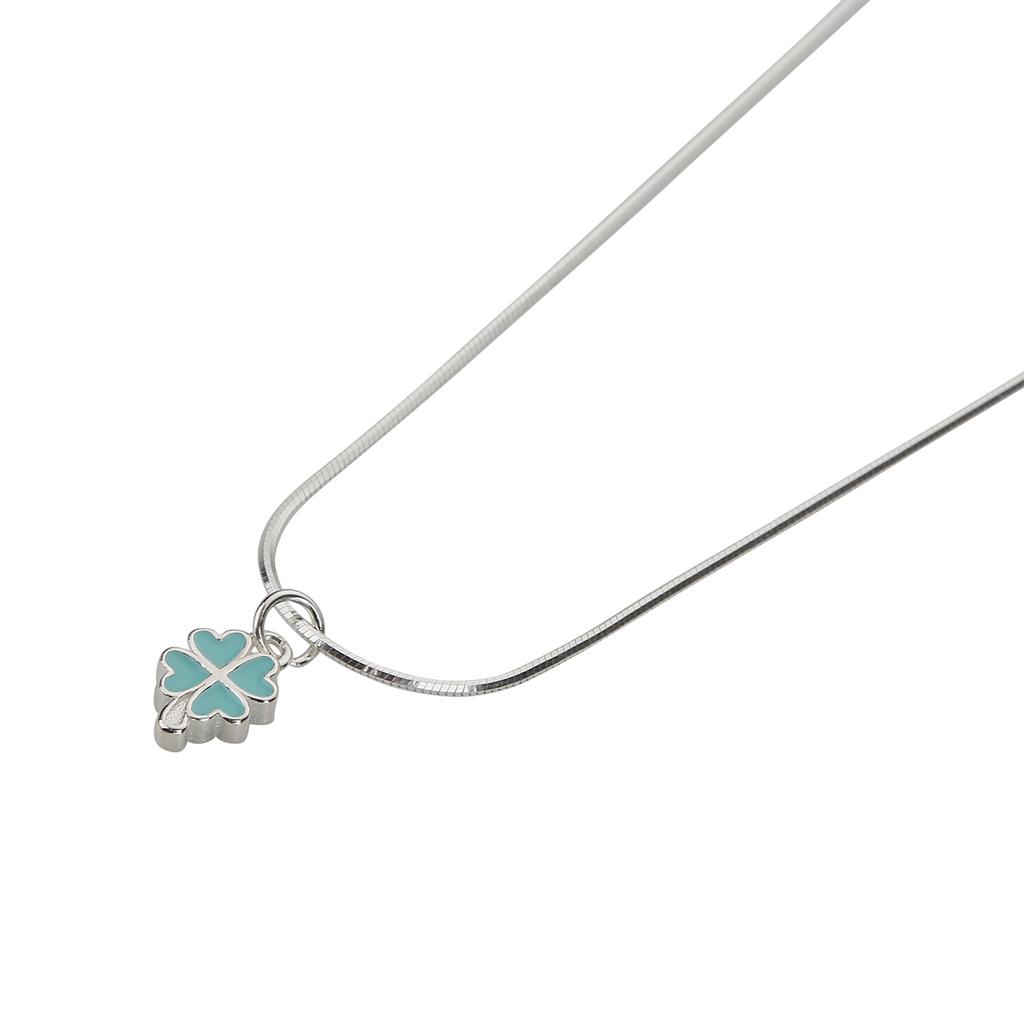 Charmy Silver 925 Mint Clover Necklace