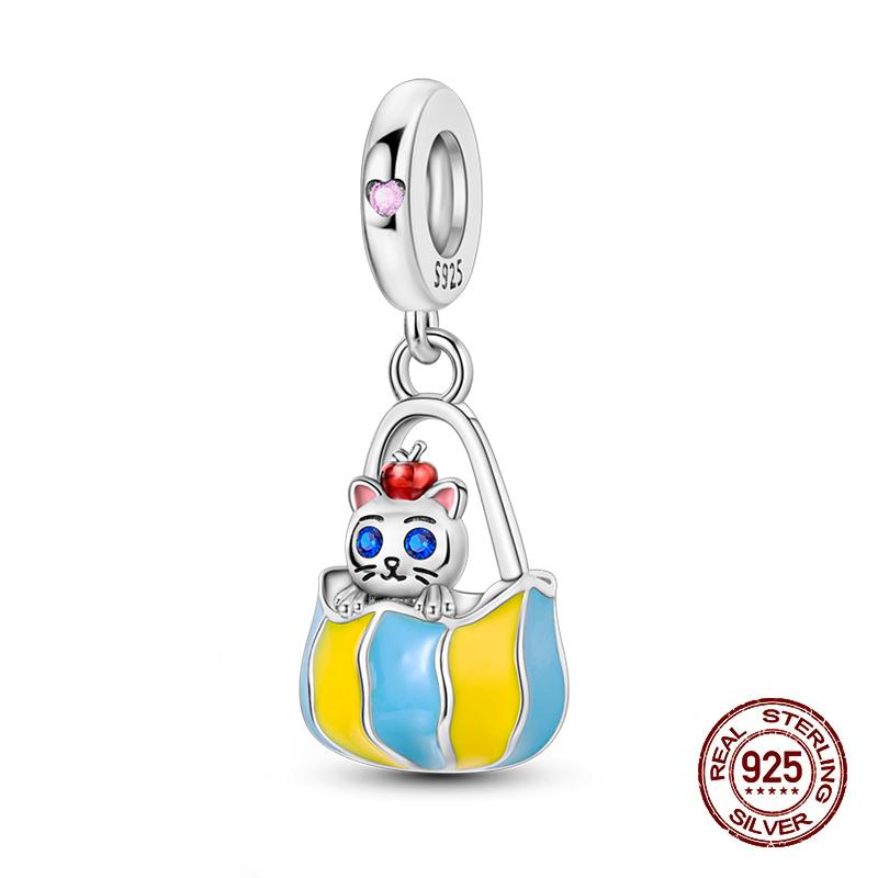 New Halloween 100% Copper Luminous Pumpkin Skull Ghost Charms Fit Pandach Original Bracelet Diy Party Jewelry