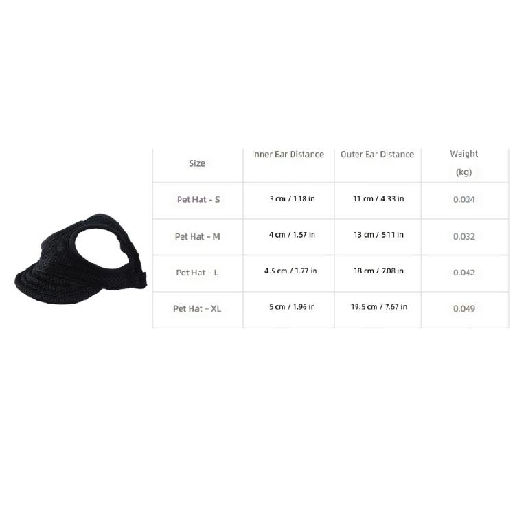 Fashion Pet Hat For Small to Large Dog Adjustable Cord Sunproof Baseball Hat for Walking Hiking Outdoor Sport Activity