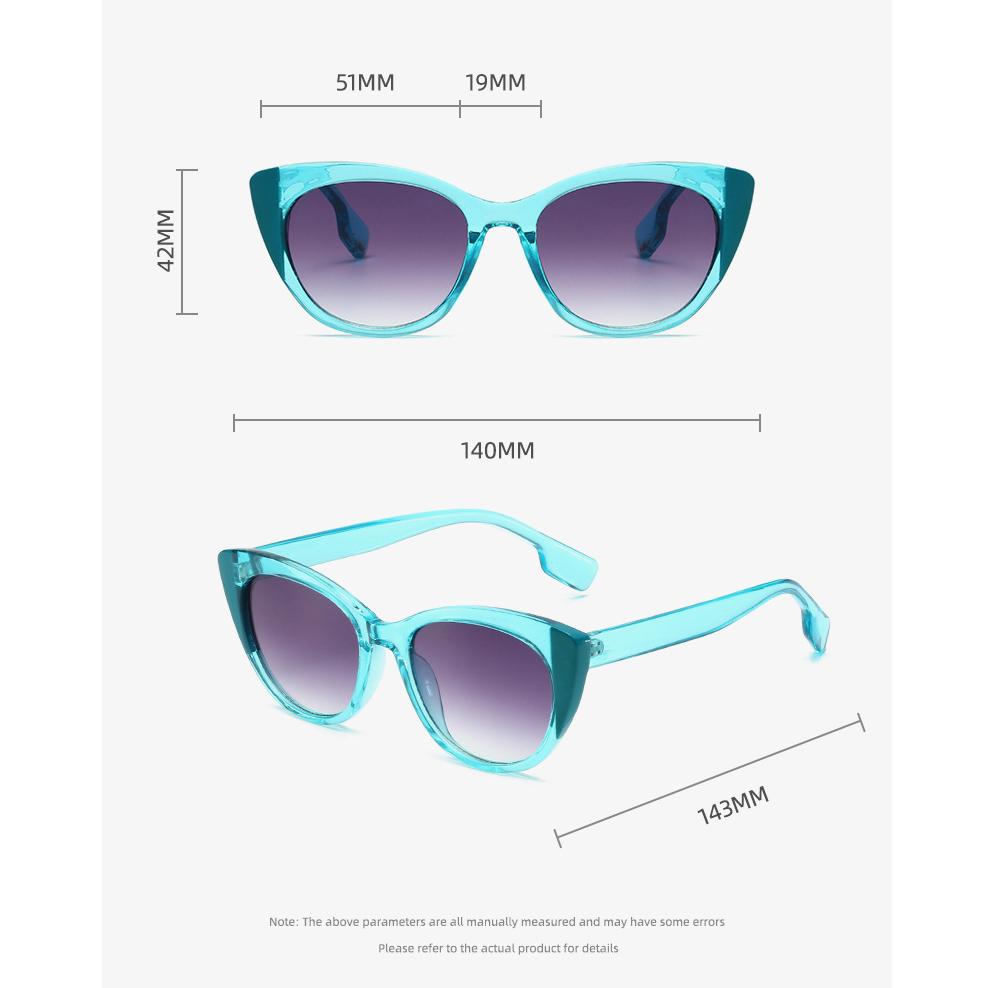 Fashion Big Frame Sexy Ladies Sunglasses Women Luxury Brand Designer Vintage Punk Double Color Shade Sun Glasses