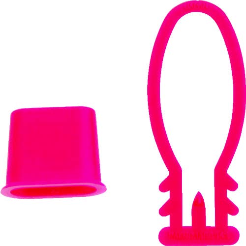 

TRUSCO BET-R-10 Mandarin Orange Net Fasteners, Red, Pack of 10 червоний