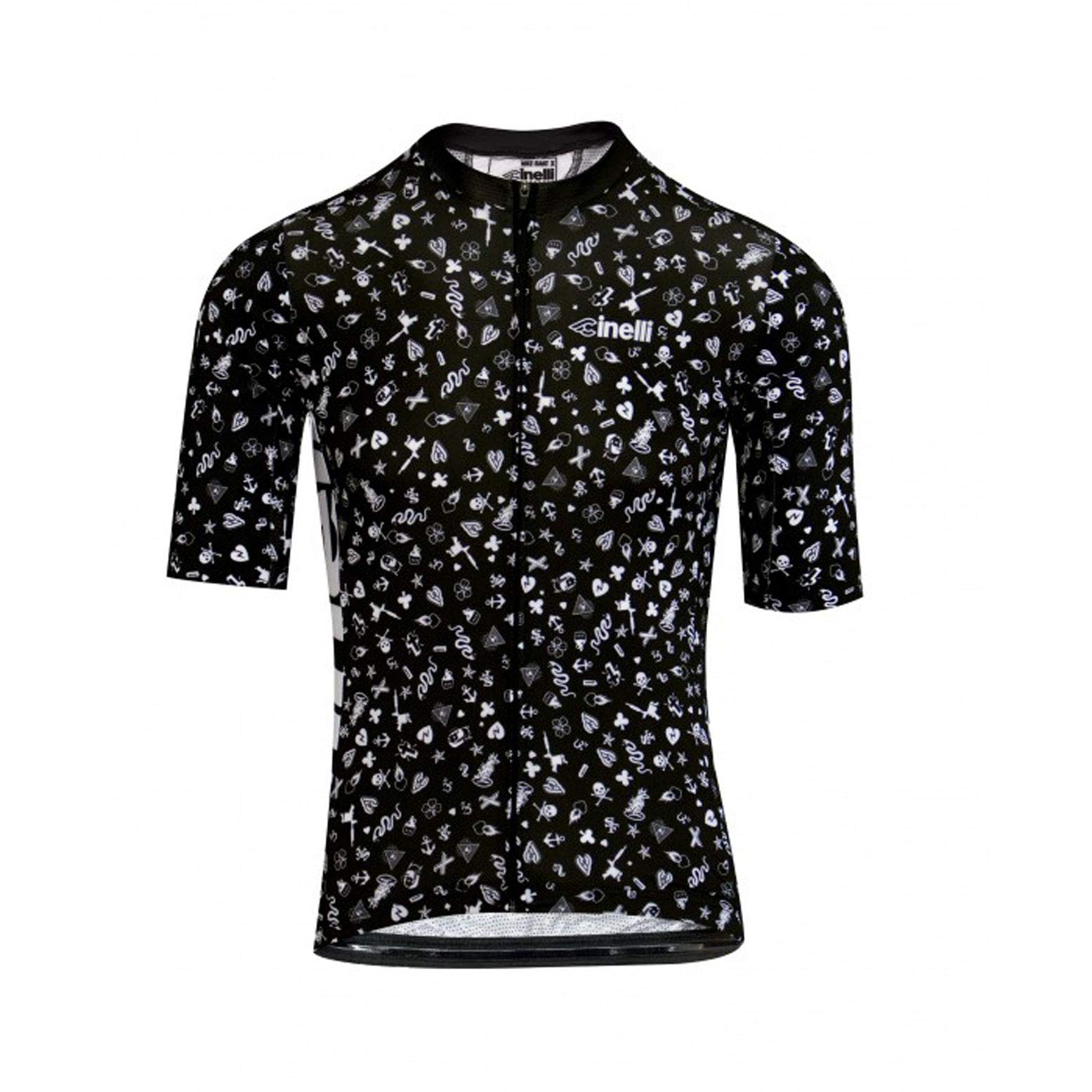 

Велосипедная дорожная майка MIKE GIANT JERSEY [Cinelli] Майка, Велосипед, Велосипед, Одежда, ICONS XL, Черный/Белый