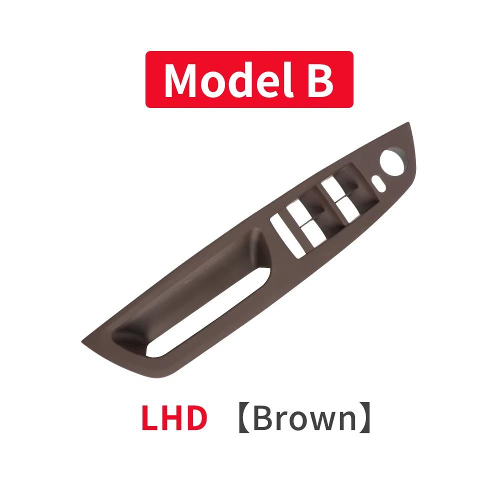 For BMW E70 E71 E72 X5 X6 Series  Car Interior Door Pull Handle Armrest Panel Trim Without Mirror Folding Button