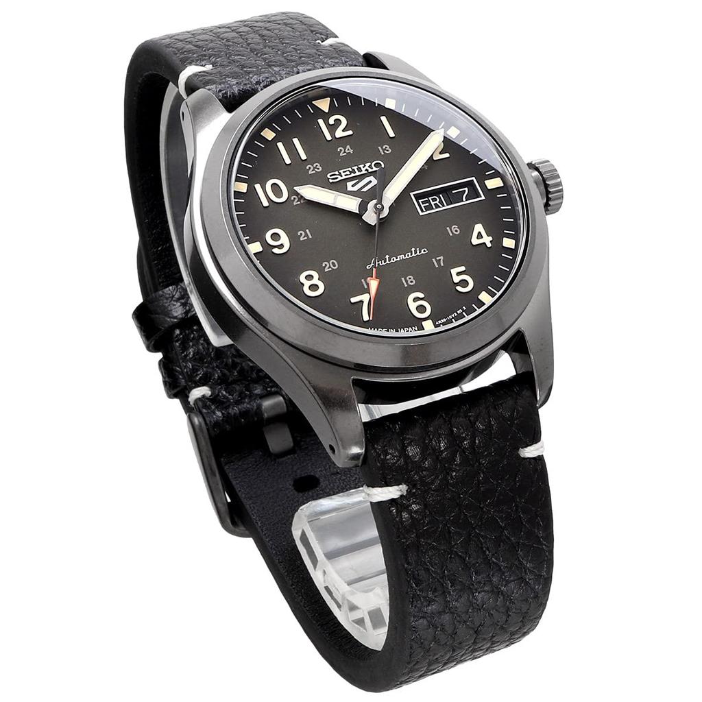 Seiko 5 Sportpálya Specialist Stílus Mechanikai Elosztás Korlátozott Modell óra Seiko Five Sports Made in Japan SRPG41 Fekete bőr [Seiko] Férfi