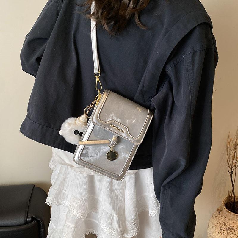 Small bag women's spring and summer new fashion messenger bag niche mobile phone bag