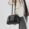 Genuine Leather Boston Bowling Tote Handbags for Women 2024 Trend Designer Pillow Ladies Shoulder Crossbody Bags