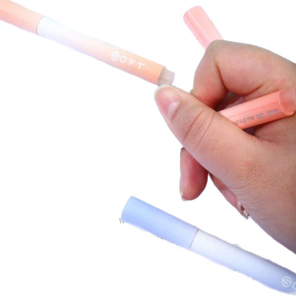 12-Color Boxed Fluorescent Highlighter Pens for Students - Eye Protection & High Visibility